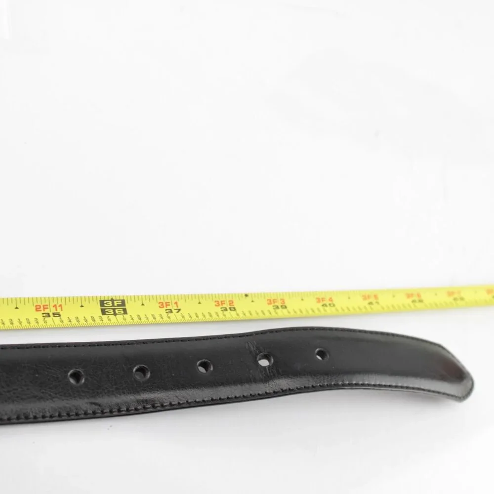 Chaps Mens Dress Belt Size 36 Reversible‎ Black Brown Business Casual 1 1/4 Inch